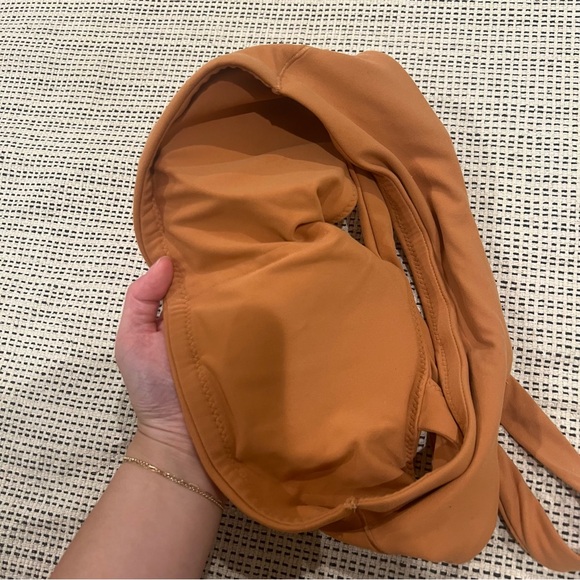 Aerie Offline Burnt Orange Criss Cross Bralette - Picture 7 of 11